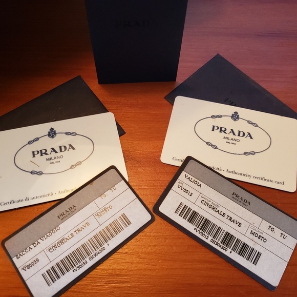 Prada leather vintage never used Sacca Da Viaggio - Picture 8 of 8